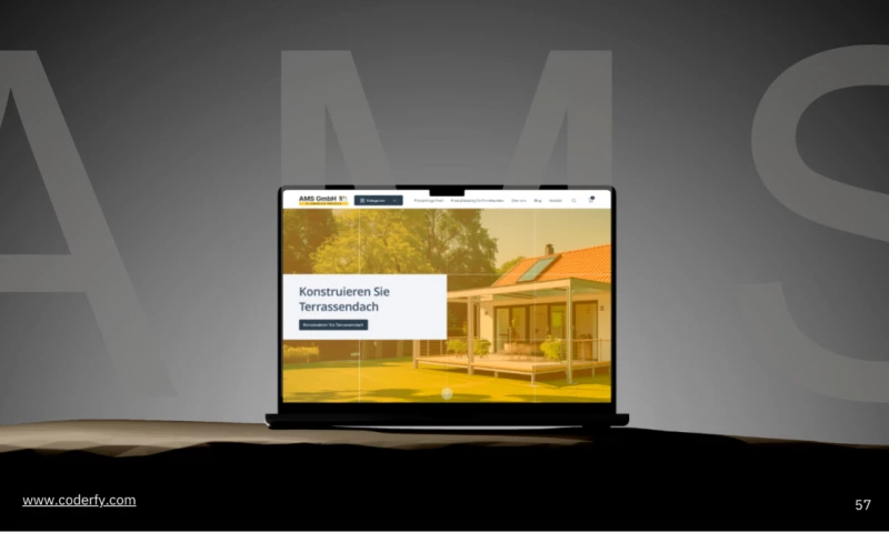 Coderby - Website Design for Metal Structures Company "Alluminium" (Germany)