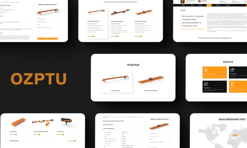 Coderby - Website Development and Redesign for Lifting and Transport Equipment Plant