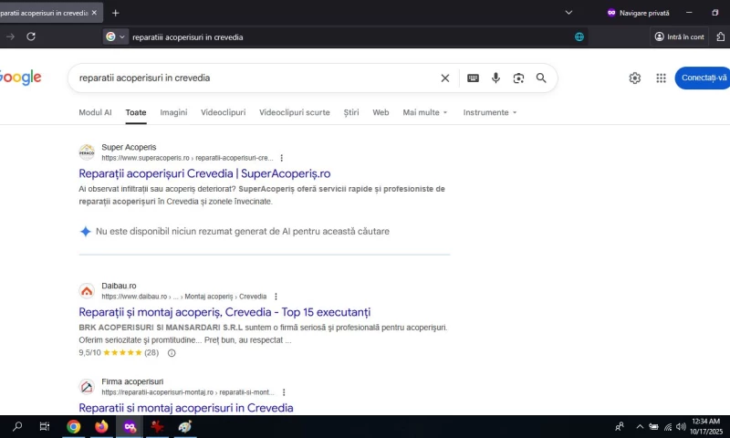 Seo Local Bucuresti - Optimizare SEO Locală - Superacoperis.ro - Poziție #1 în Ilfov