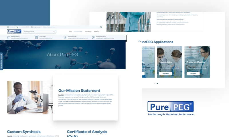PurePeg - PEG Products eCommerce