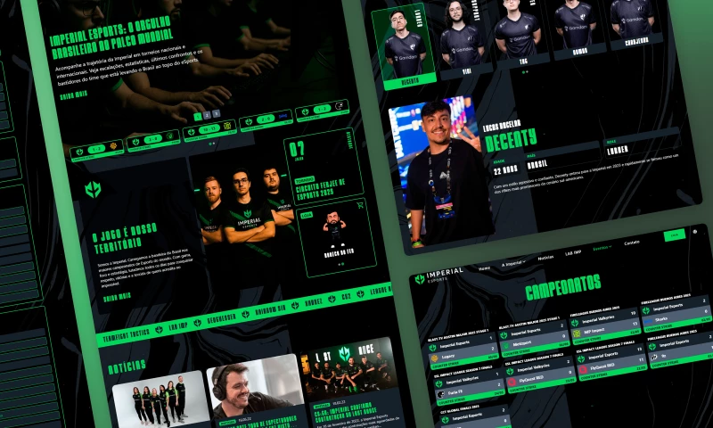 LMTT Design - Gandom Imperial | eSports Website