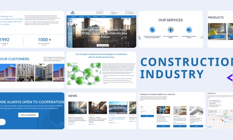 Coderby - MISTIM Website Redesign for a Concrete Admixtures Manufacturer