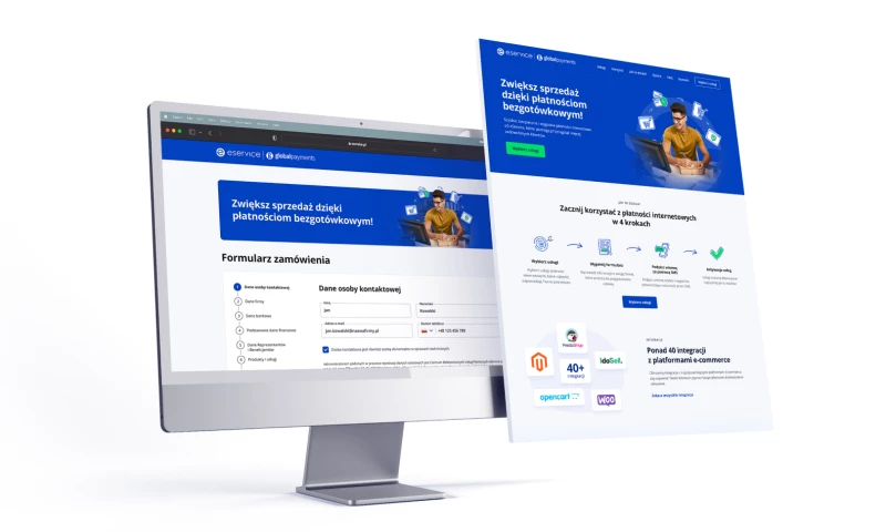 TeddyGraphics - UX/UI Design for eServices Customer Onboarding Platform and Landing Page