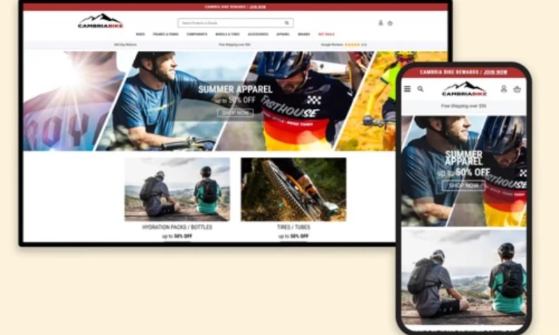 eCommerce Republic - Cambria Bike's migration from BigComm.. to Shopify