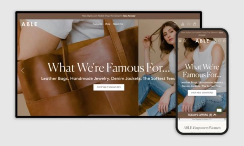 eCommerce Republic - Custom Designed & Developed Store ABLE Clothing