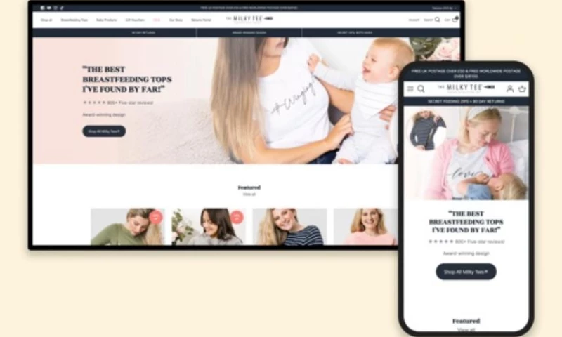 eCommerce Republic - The Milky Tee Company website's migration from Mag