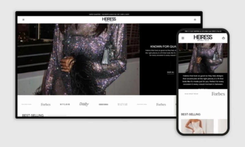 eCommerce Republic - Heiress Beverly Hills' custom development