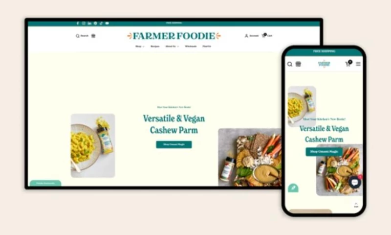 eCommerce Republic - Farmer Foodie store's custom design and developmen