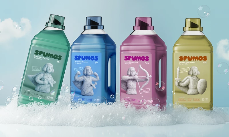 BroHouse - Spumos | Liquid Detergent Branding and Packaging