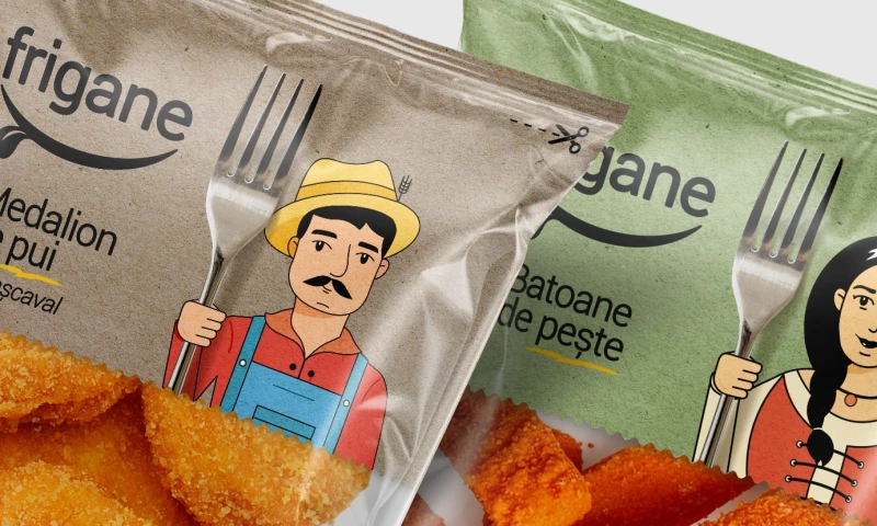 BroHouse - Frigane | Tasty Frozen Food Packaging Design