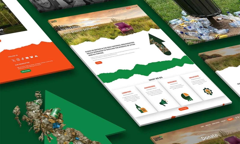 Web Wonderland Ltd - Clean Up Britain Redesign