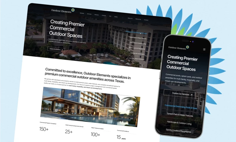 Web Loft Designs - Website Redesign And SEO For A Commercial Outdoor Construction Company