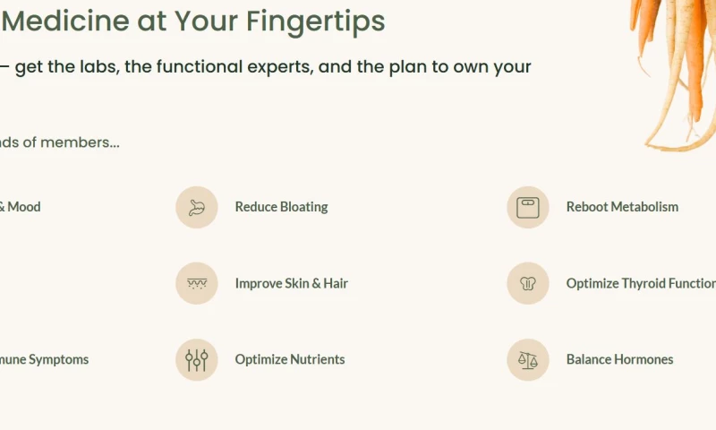 Axencia - Wellness Platform via Functional Medicine Model