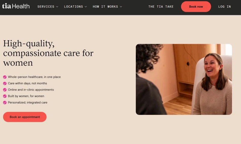 Axencia - Tia Womens Holistic Health Platform (Virtual & In-Person Care)