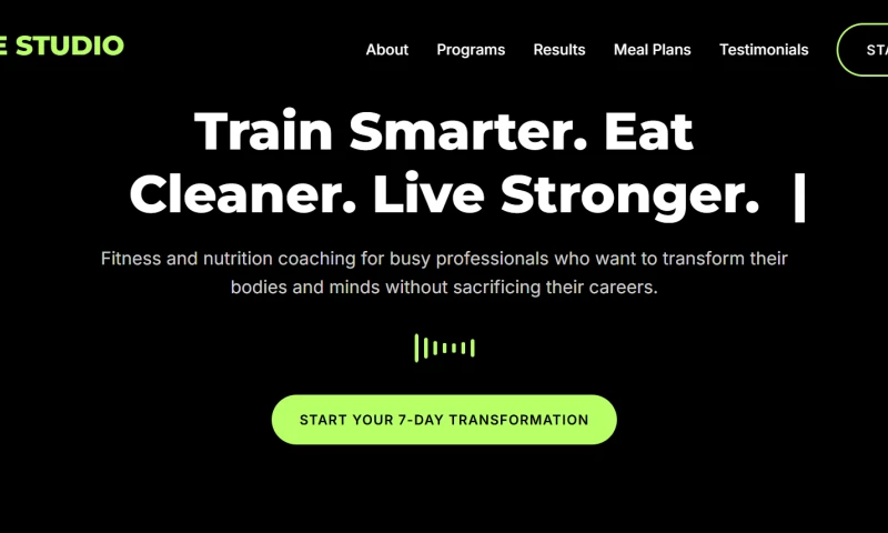 ElevatePros - Revive Studio | Fitness & Nutrition Coaching Landing Page by ElevatePros