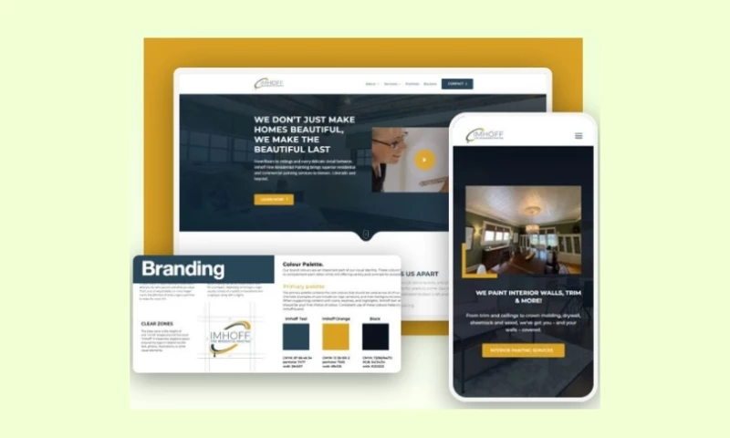 Hog The Web - Imhoff Painting Company Website Redesign & Brand Refresh