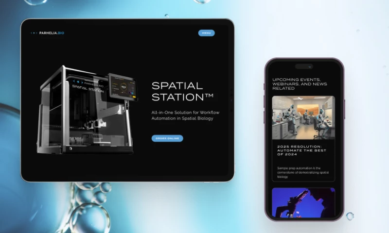 Parhelia | Website Redesign & UX Strategy