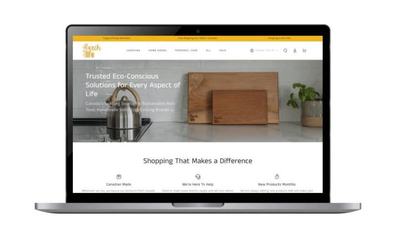 eCommerce Development Pros - Larch Life- Shopify Website Design