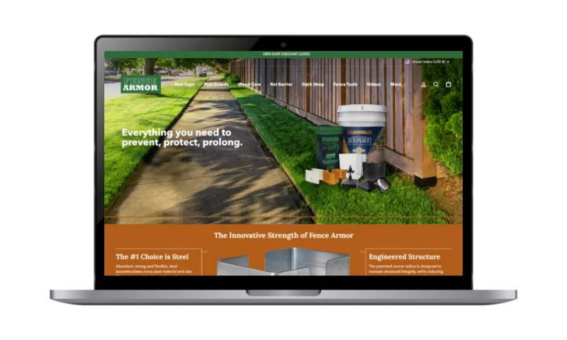 eCommerce Development Pros - Fence Armor-Shopify