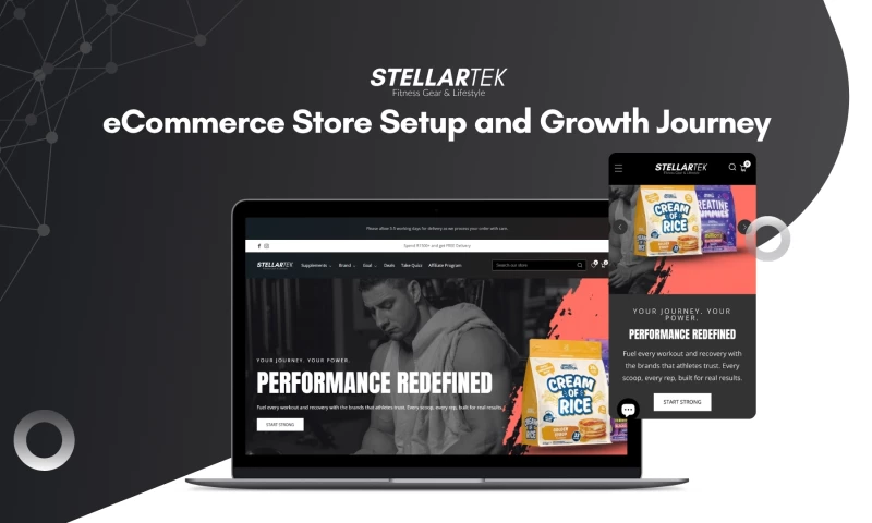 Supplement eCommerce store