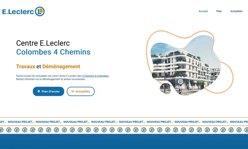 Action Digitale - Store Relocation Website