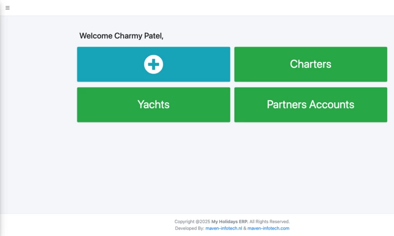 Maven Infotech - MyHolidays & ERP Greece