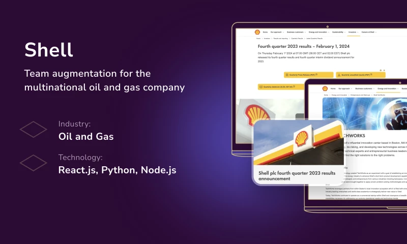 Impressit - Tech team augmentation services for the multinational oil and gas company