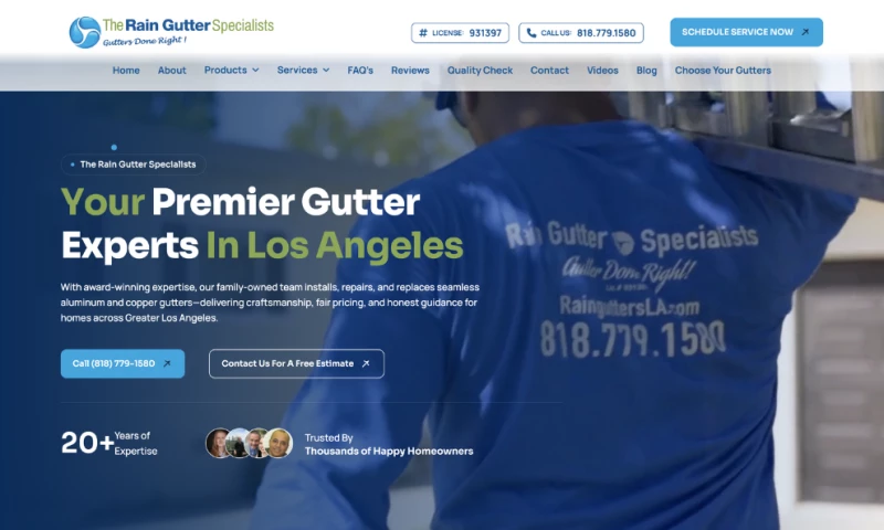 DelosWeb - The Rain Gutter Specialists