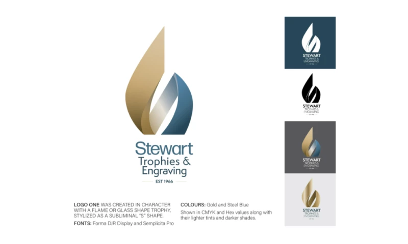 Sandra Barnes Design - Stewart Trophy & Engraving