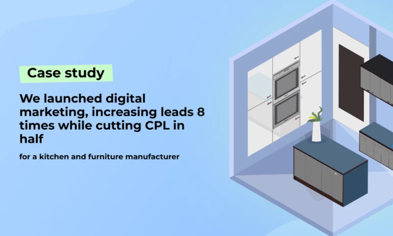 The number of leads grew 8 times in 3 years