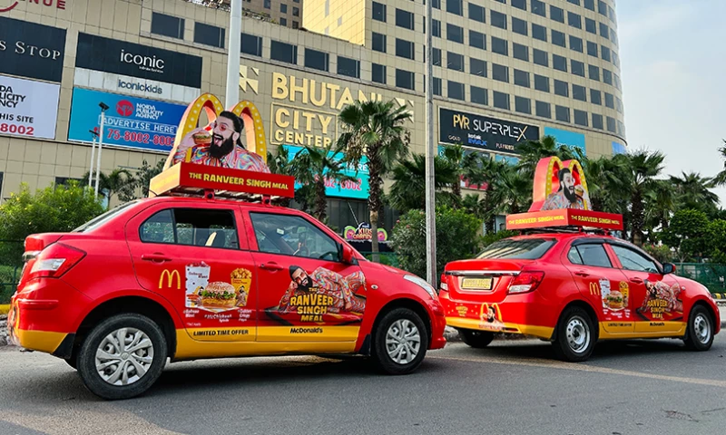 CASHurDRIVE Marketing Ltd. - McDonalds On-the-Go Happiness Transit Advertising Campaign