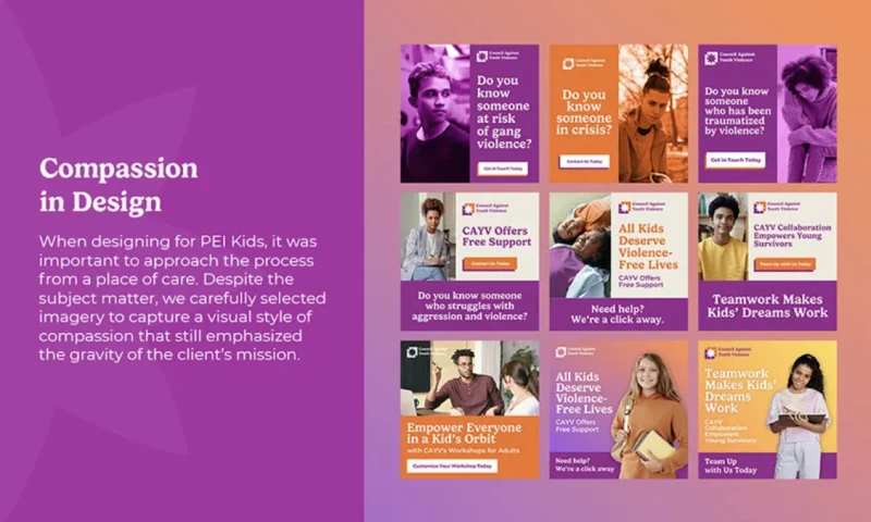 Social Media Designs for PEI Kids