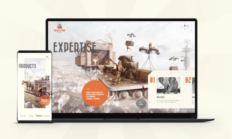 Bambuk Studio - Ricker Lyman Robotics website