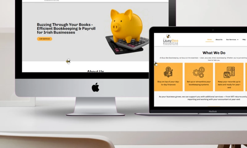 Building the Busy Bee Bookkeeping Brand & Website