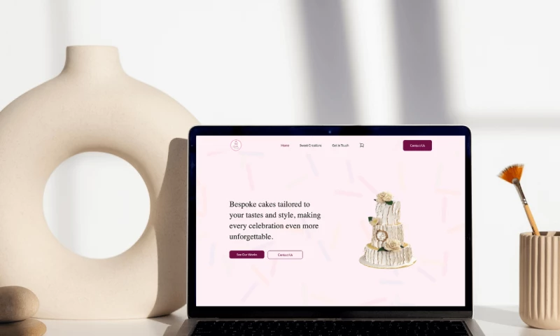 Made With Lux - Website Design for a Bakery