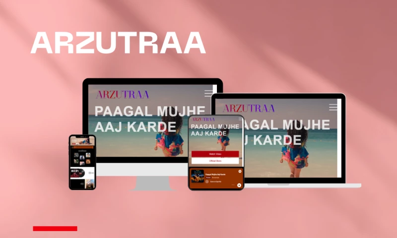 NowDigiVerse - Music website for ARZUTRAA