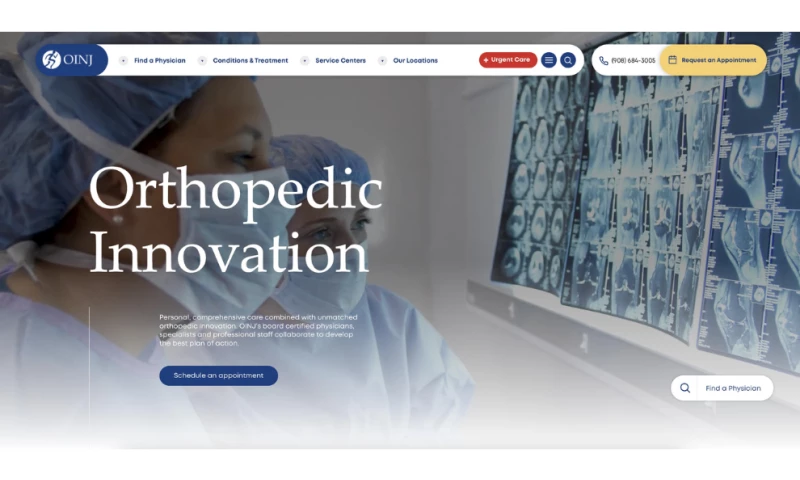 eDesign Interactive - The Orthopedic Institute of New Jersey (OINJ)