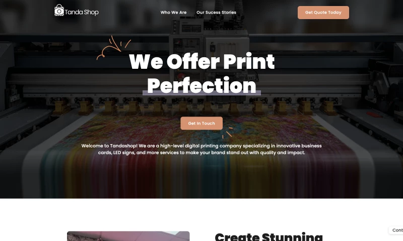 Tanda Shop Ecom Development & Design