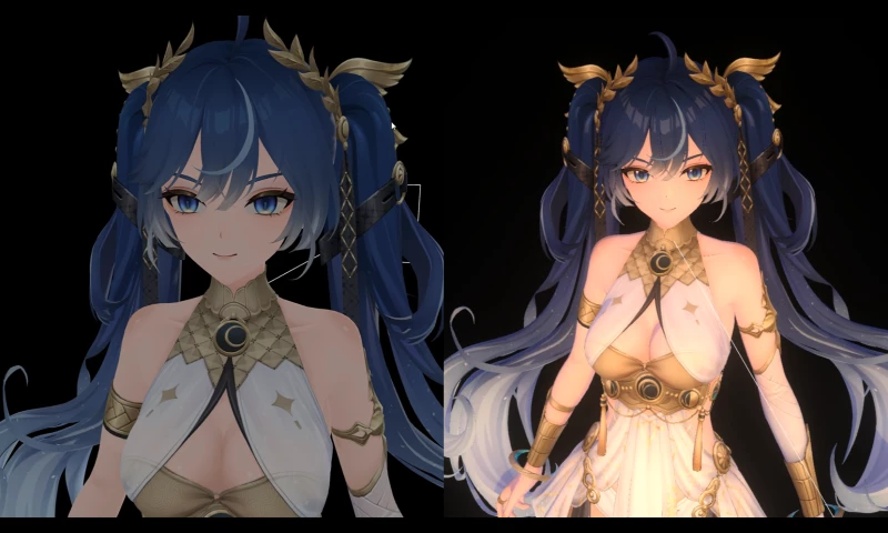 Zane Atega - Three.js & GLSL 3D Anime Shader