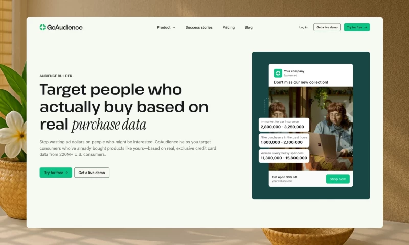 Bringing clarity, credibility, and conversion power to GoAudiences online presence
