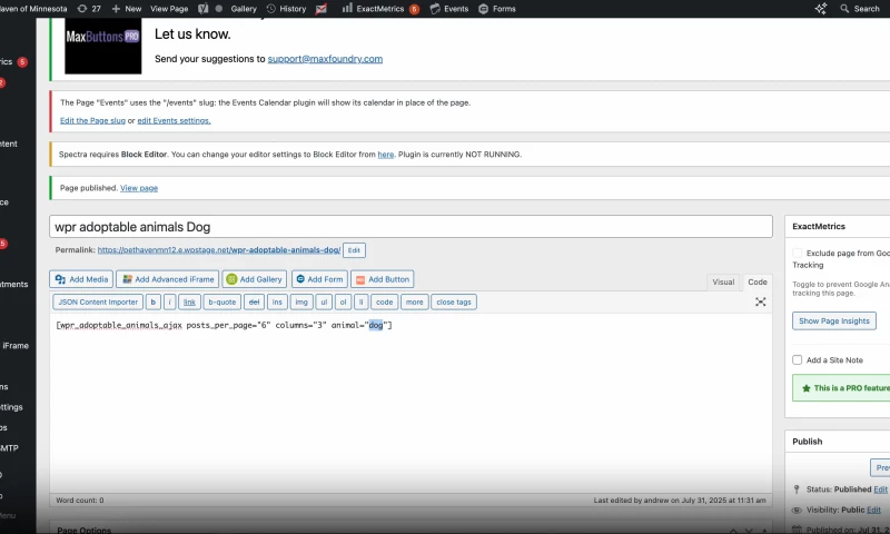 PetHavenmn.org: Custom Foster Operations and Adoption Hub