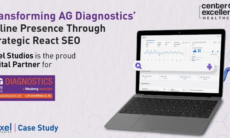Pixel Studios - Transforming AG Diagnostics Online Visibility with React SEO