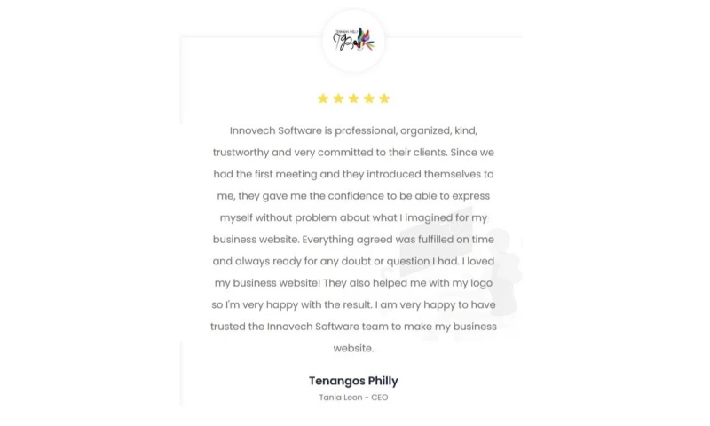 Tenangos Philly Website