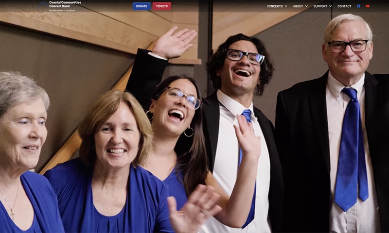 Seashore Web Services - Custom Website Build