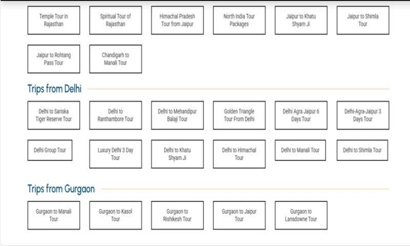 MetaBlock Technoogies - Harivansh Tours Full-Service Travel & Transport Website Development