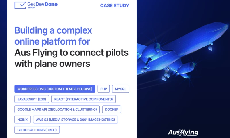GetDevDone - Building a Complex Online Platform for Aus Flying