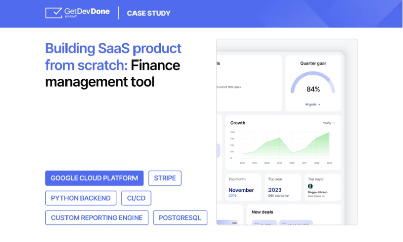 GetDevDone - Financial SaaS platform