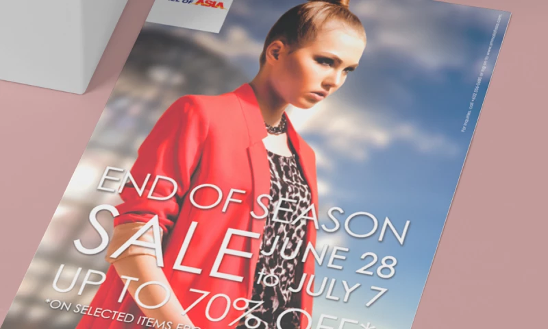 SM Mall of Asia Flyer