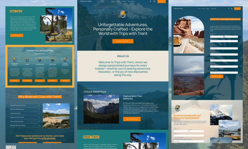 Chikara Digital - Travel Agency Squarespace Web Design & Branding