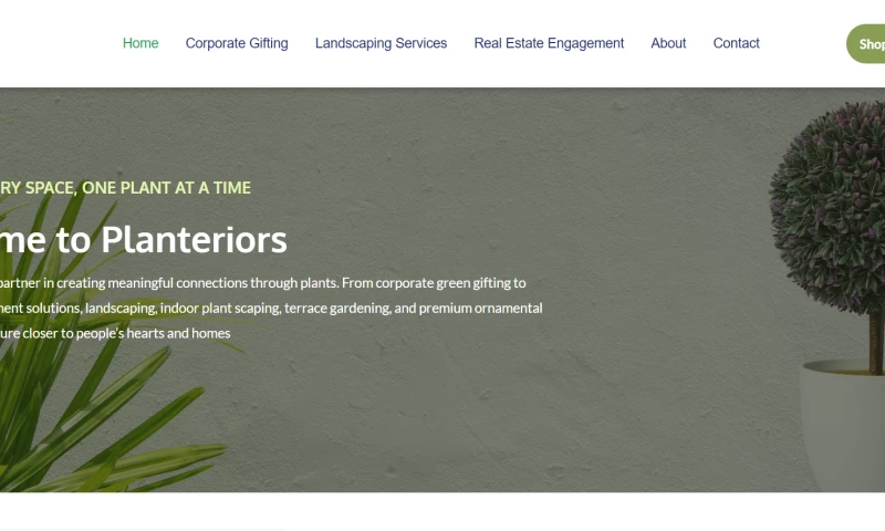 The Website Makers - Planteriors